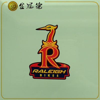 定制鳳凰牌自行車(chē)商標(biāo)彩色印刷動(dòng)物形狀金屬logo標(biāo)牌標(biāo)貼定做